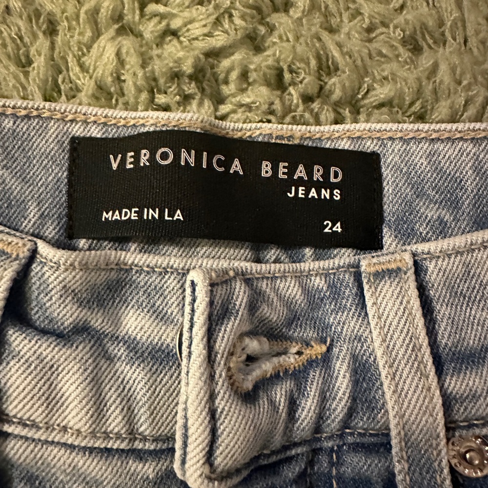 NWT Veronica Beard Alenah High Waist Slim Straight Leg Jeans 24 - Picture 8 of 9